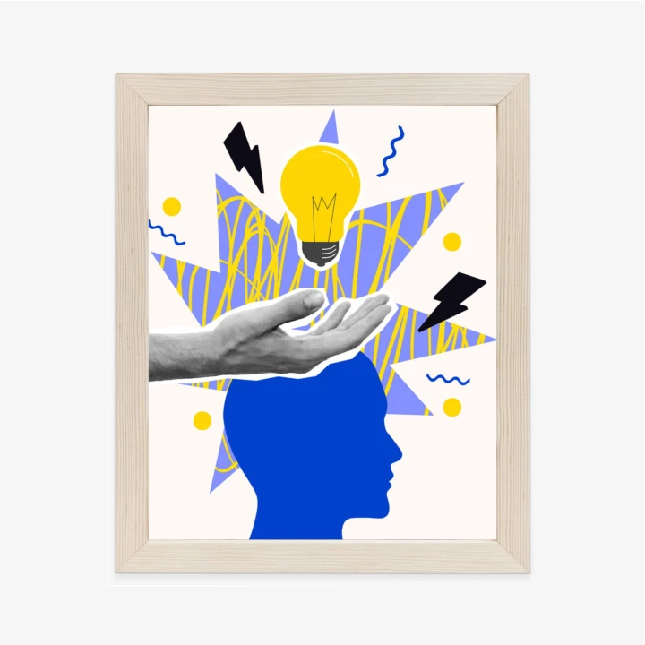 Plakat Piorunujący Pomysł W Stylu Pop-Art