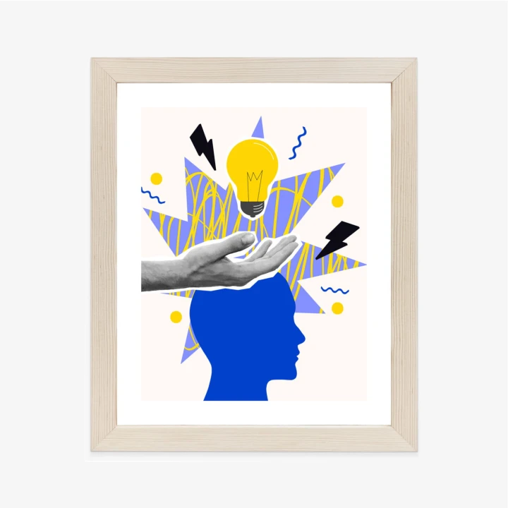 Plakat Piorunujący Pomysł W Stylu Pop-Art