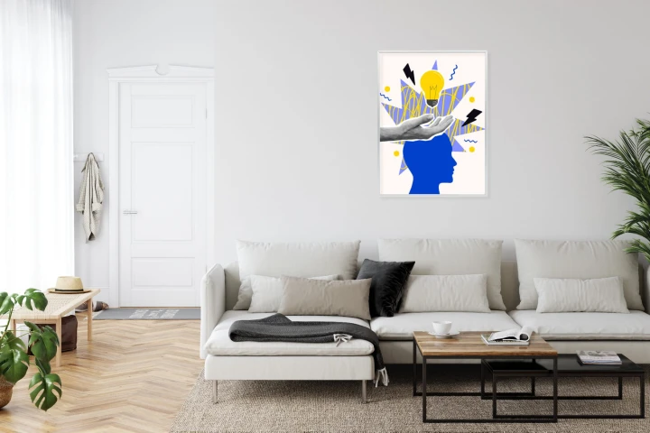 Plakat Piorunujący Pomysł W Stylu Pop-Art