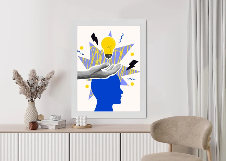 Plakat Piorunujący Pomysł W Stylu Pop-Art