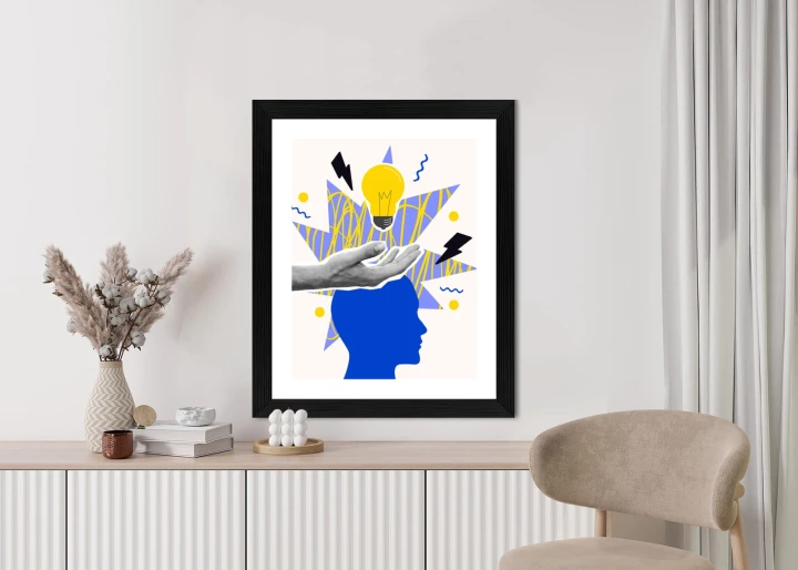 Plakat Piorunujący Pomysł W Stylu Pop-Art