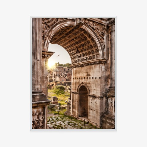 Plakat Architektura Forum Romanum W Rzymie