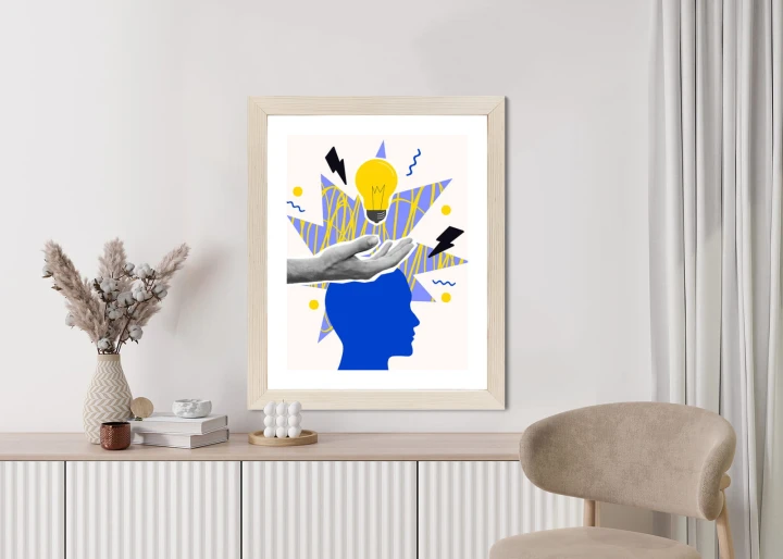 Plakat Piorunujący Pomysł W Stylu Pop-Art