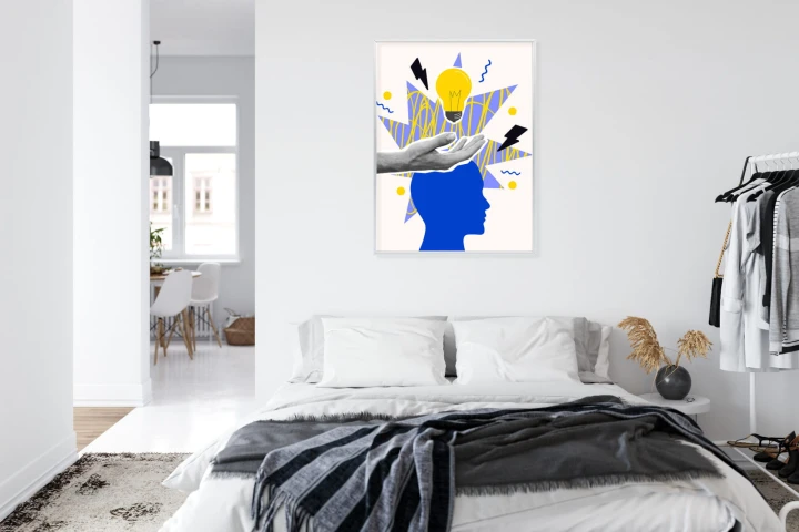 Plakat Piorunujący Pomysł W Stylu Pop-Art