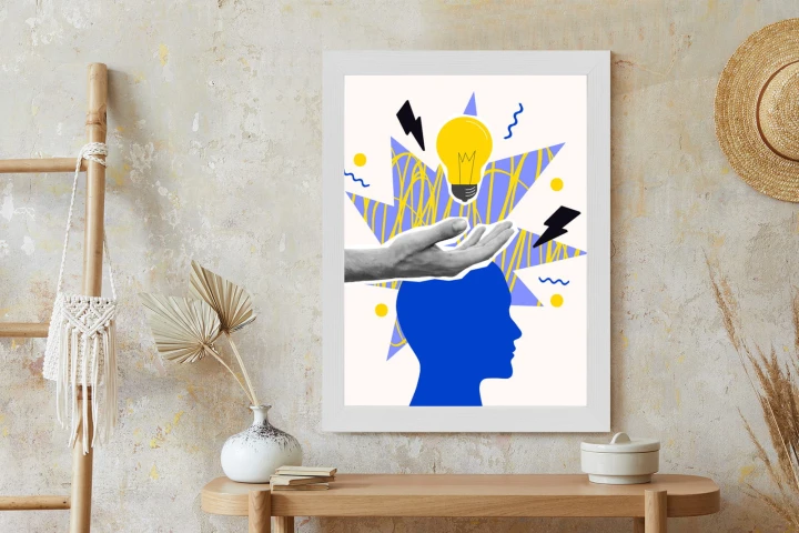 Plakat Piorunujący Pomysł W Stylu Pop-Art