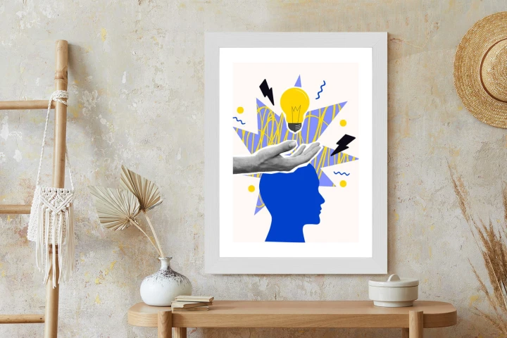 Plakat Piorunujący Pomysł W Stylu Pop-Art