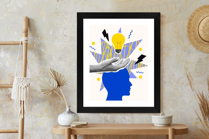 Plakat Piorunujący Pomysł W Stylu Pop-Art