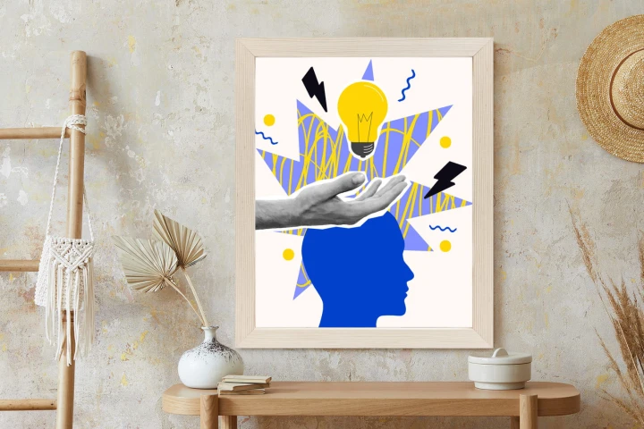 Plakat Piorunujący Pomysł W Stylu Pop-Art