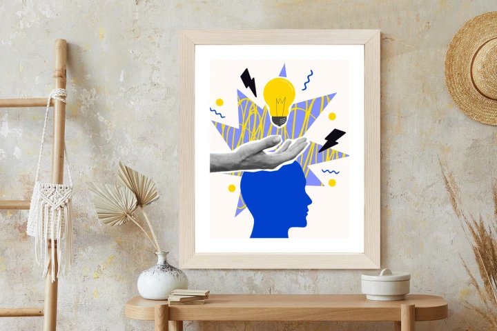 Plakat Piorunujący Pomysł W Stylu Pop-Art