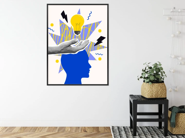 Plakat Piorunujący Pomysł W Stylu Pop-Art