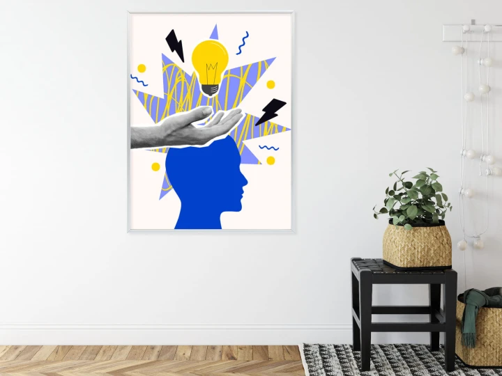 Plakat Piorunujący Pomysł W Stylu Pop-Art