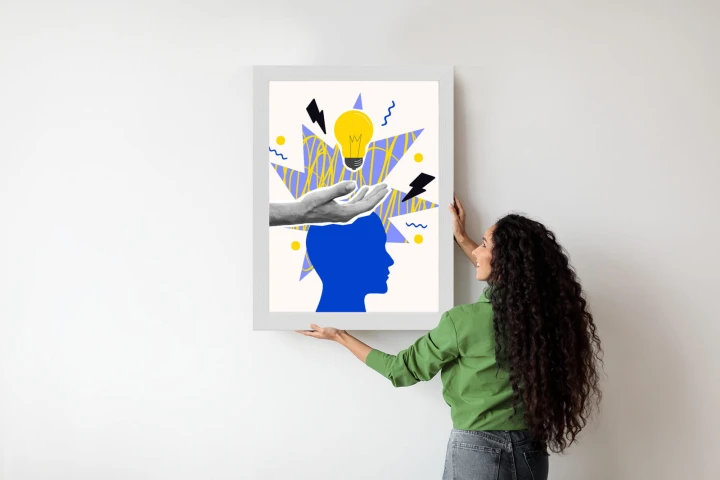 Plakat Piorunujący Pomysł W Stylu Pop-Art