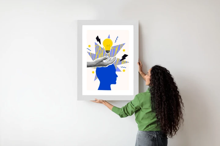 Plakat Piorunujący Pomysł W Stylu Pop-Art