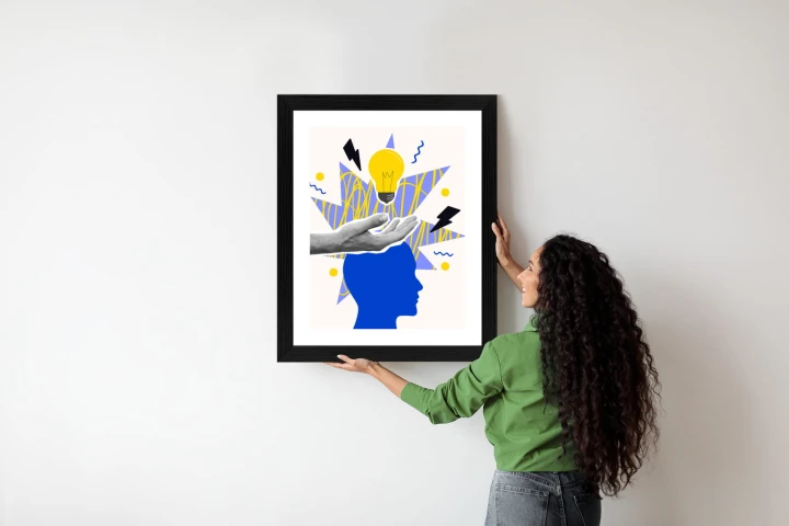 Plakat Piorunujący Pomysł W Stylu Pop-Art