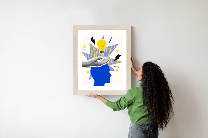 Plakat Piorunujący Pomysł W Stylu Pop-Art