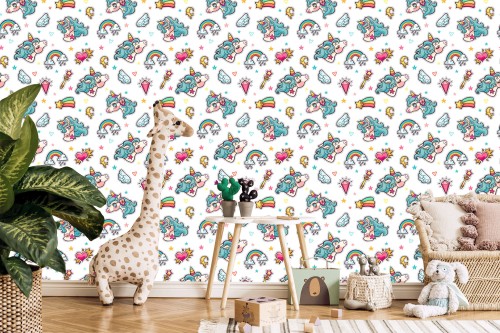 Tapeta Dla Dzieci – Magiczne Jednorożce