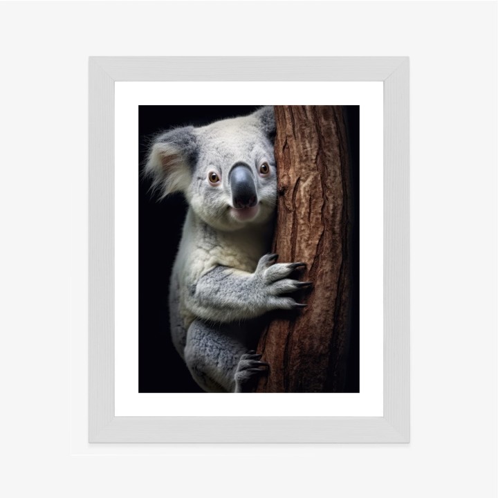 Plakat Miś Koala Obejmujący Drzewo