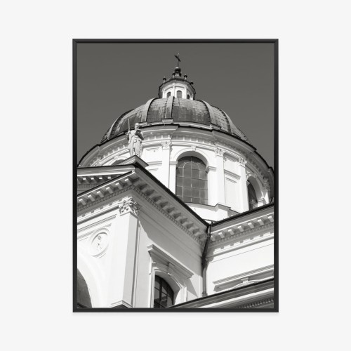 Plakat Warszawa Architektura W Czerni I Bieli