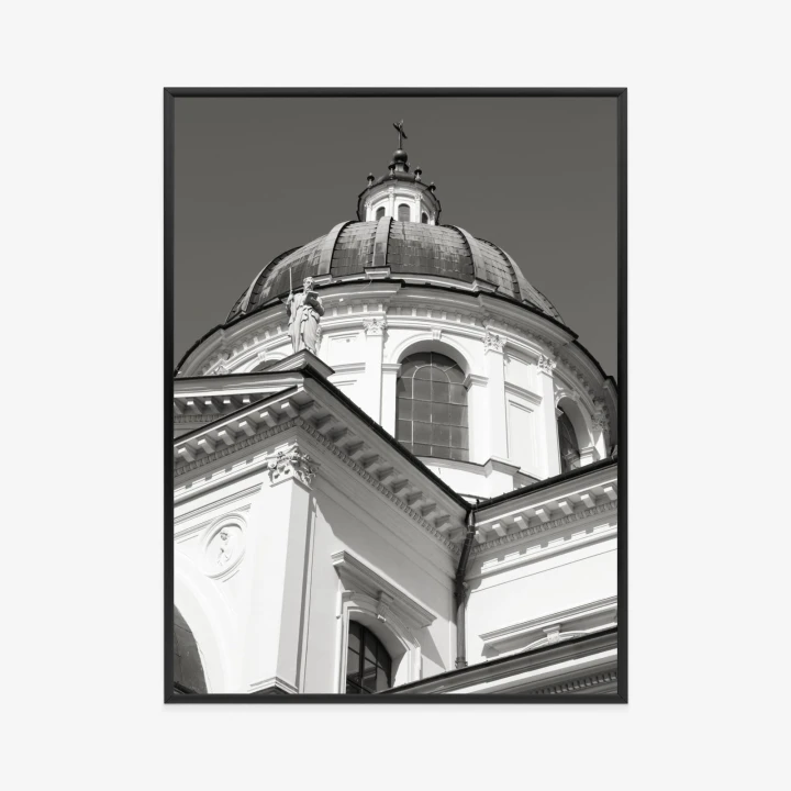 Plakat Warszawa Architektura W Czerni I Bieli