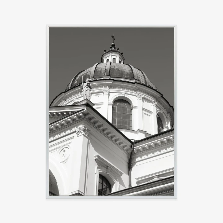 Plakat Warszawa Architektura W Czerni I Bieli