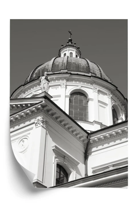 Plakat Warszawa Architektura W Czerni I Bieli