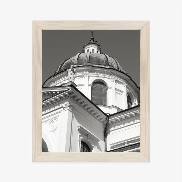 Plakat Warszawa Architektura W Czerni I Bieli