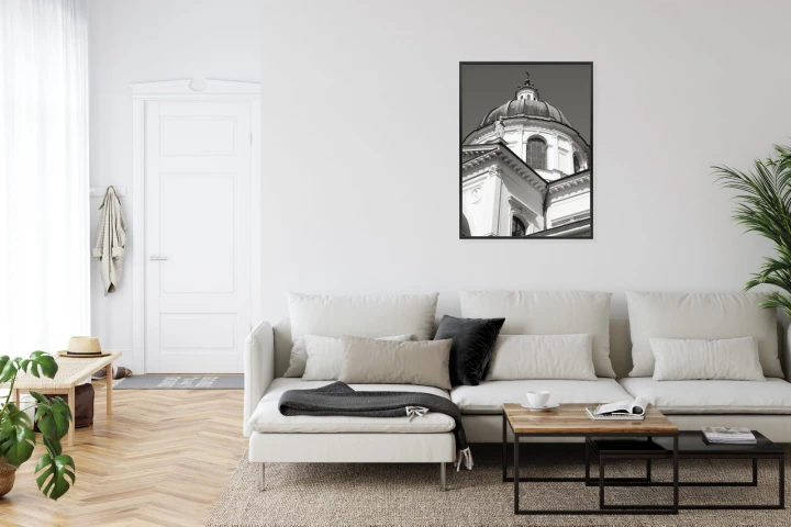 Plakat Warszawa Architektura W Czerni I Bieli