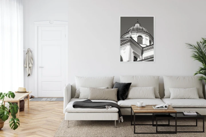 Plakat Warszawa Architektura W Czerni I Bieli