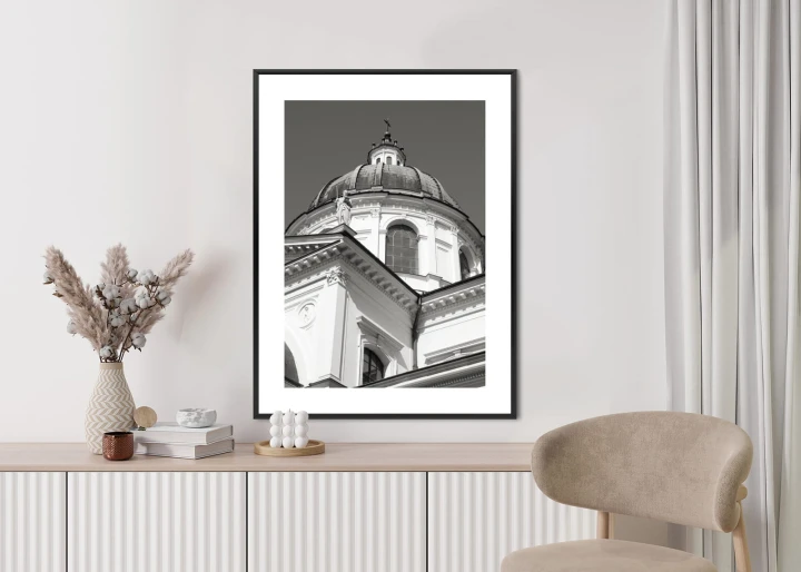 Plakat Warszawa Architektura W Czerni I Bieli