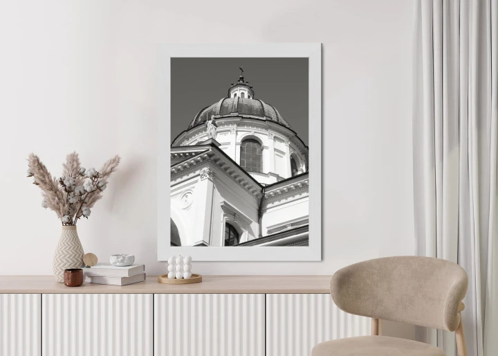 Plakat Warszawa Architektura W Czerni I Bieli