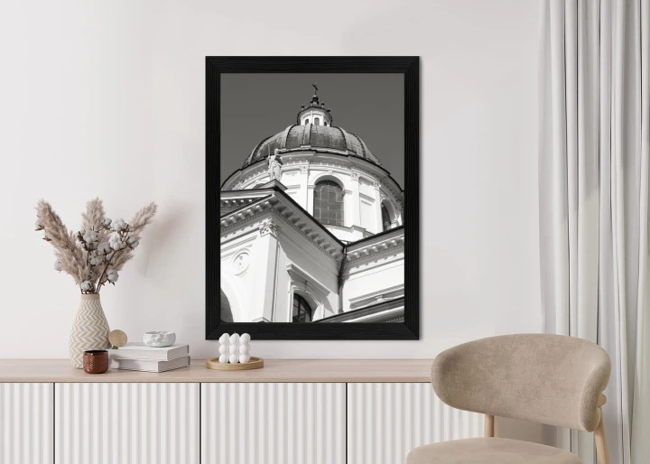 Plakat Warszawa Architektura W Czerni I Bieli