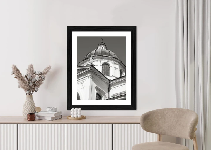 Plakat Warszawa Architektura W Czerni I Bieli