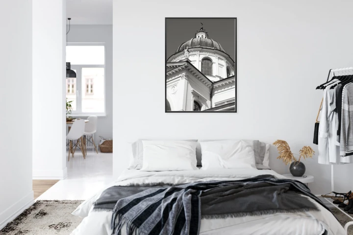 Plakat Warszawa Architektura W Czerni I Bieli