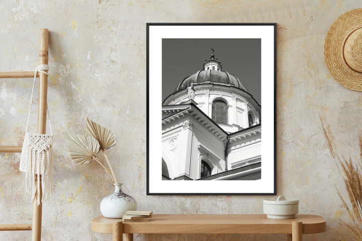 Plakat Warszawa Architektura W Czerni I Bieli