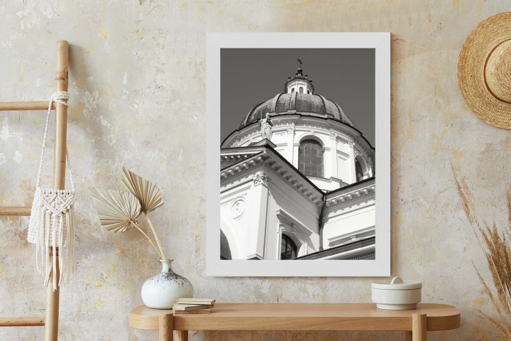 Plakat Warszawa Architektura W Czerni I Bieli