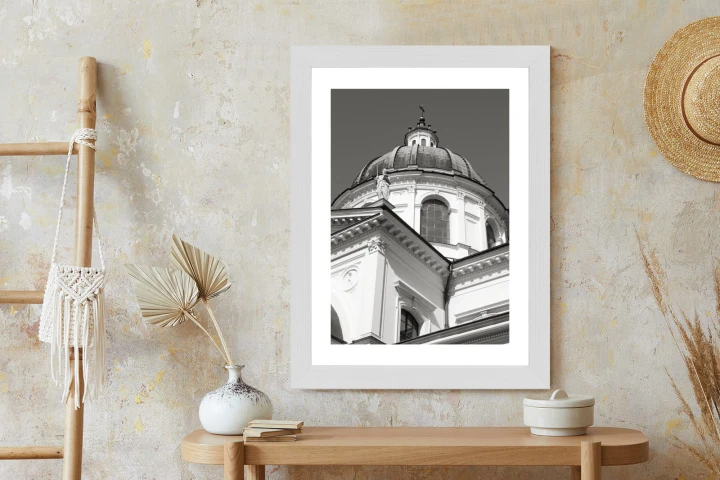 Plakat Warszawa Architektura W Czerni I Bieli