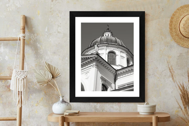 Plakat Warszawa Architektura W Czerni I Bieli