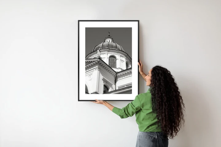 Plakat Warszawa Architektura W Czerni I Bieli