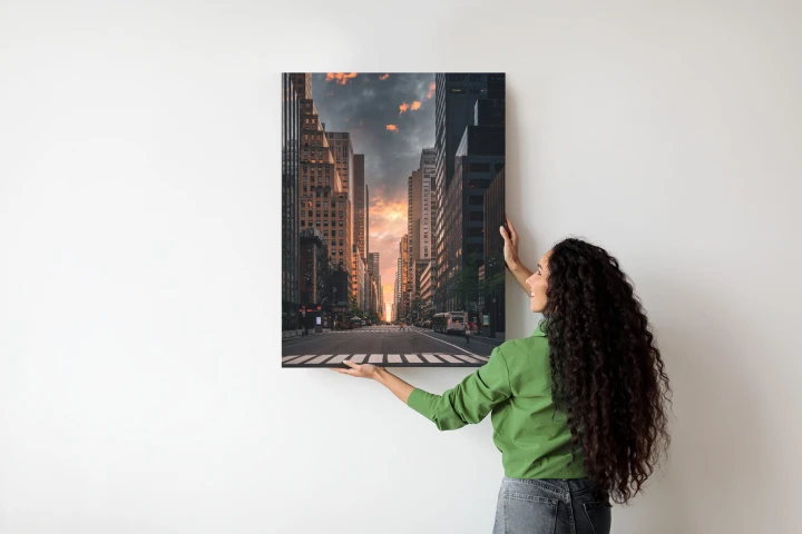 Plakat Nowojorska Ulica O Wschodzie Słońca