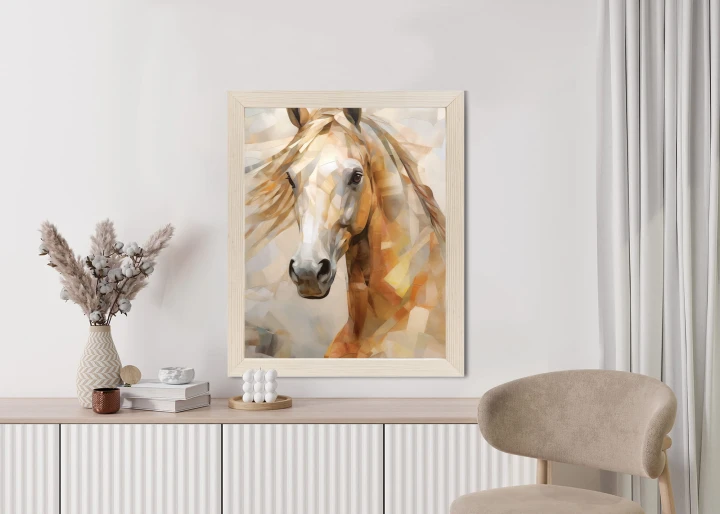 Plakat Olejny Portret Konia
