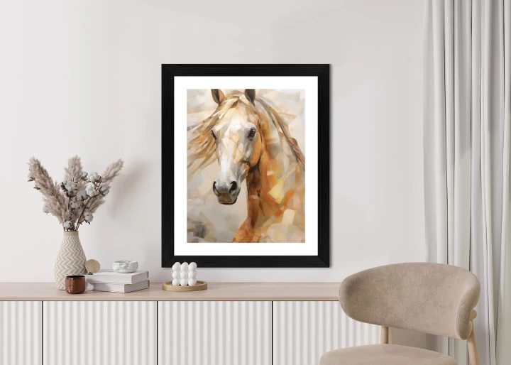 Plakat Olejny Portret Konia