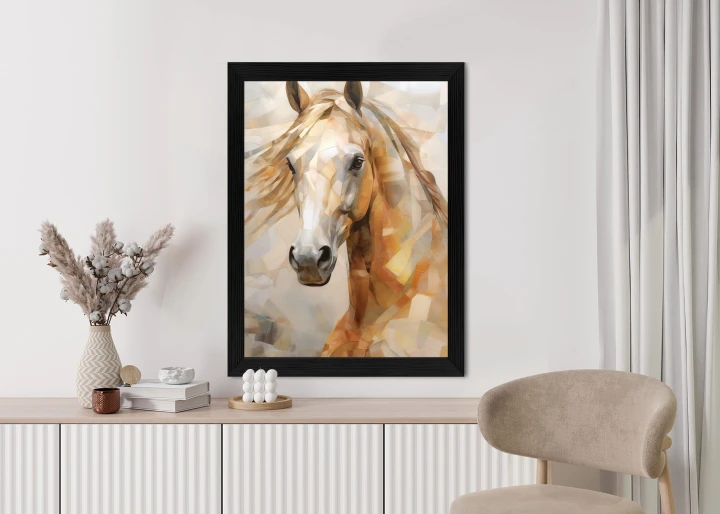 Plakat Olejny Portret Konia
