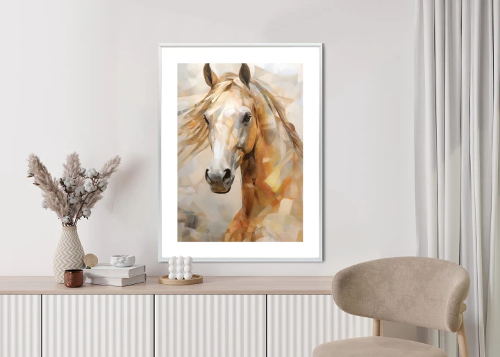 Plakat Olejny Portret Konia