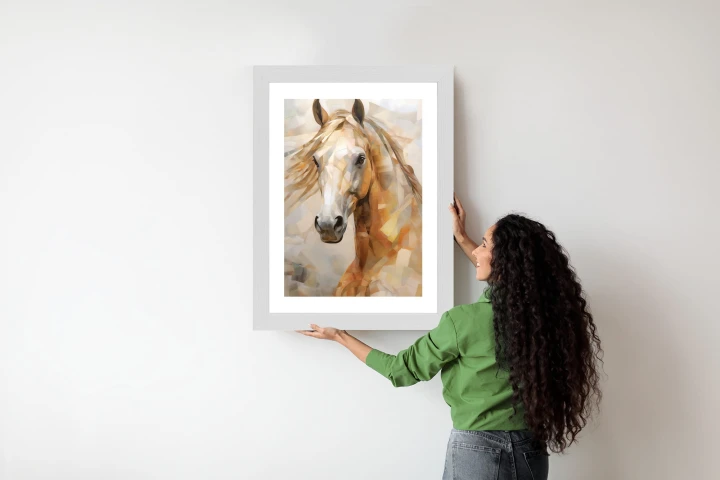 Plakat Olejny Portret Konia
