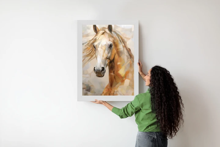 Plakat Olejny Portret Konia