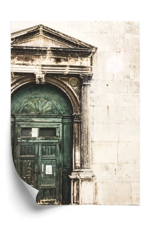 Plakat Stare Drzwi Architektura W Wenecji