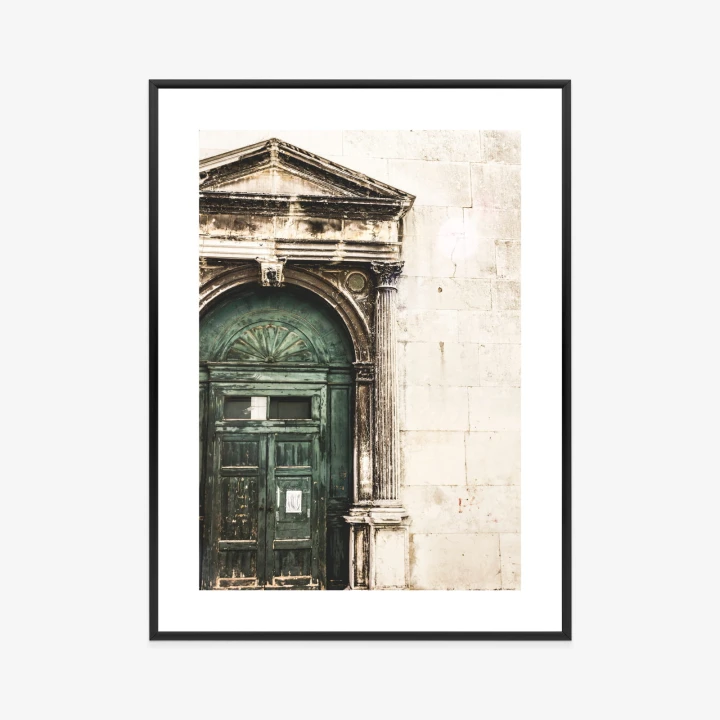Plakat Stare Drzwi Architektura W Wenecji