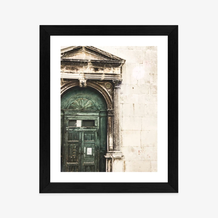 Plakat Stare Drzwi Architektura W Wenecji