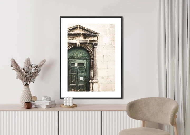 Plakat Stare Drzwi Architektura W Wenecji