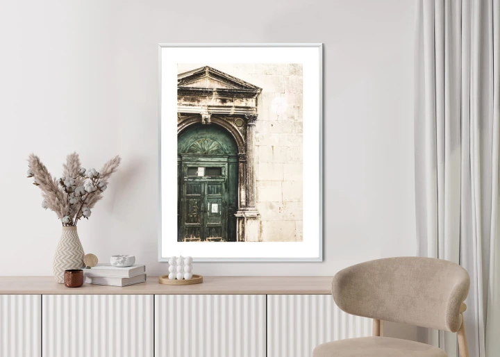 Plakat Stare Drzwi Architektura W Wenecji